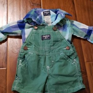 Oshkosh overall outfit